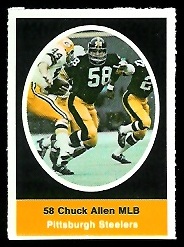 1972 Sunoco Stamps      522     Chuck Allen